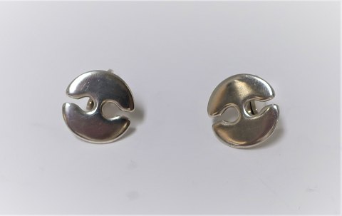 Georg Jensen. Sterling (925). Manchetknapper. Design 136.