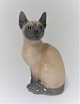 Royal Copenhagen. Porcelænsfigur. Siameser kat. Model 3281. Højde 19,5 cm. (1 
sortering)