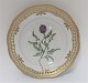 Royal Copenhagen. Flora danica Tallerken. Diameter 25 cm. (3553). ( 1 sortering 
). Astragalus danicus Retz