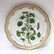 Royal Copenhagen. Flora Danica. Rundt serveringsfad
med gennembrudt kant. Model # 3529. Diameter 36 cm. (1 sortering). Malva 
vulgaris L