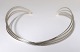 Georg Jensen. Sterling (925) halsring. Design Allan Scharff. ALLIANCE. Model 
555.